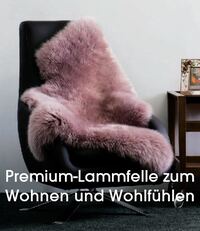 Luxus Lammfell Kollektion zum wohnen und wohlf&uuml;hlen